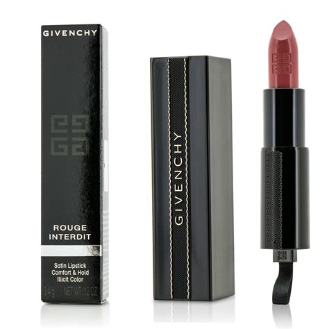 givenchy rouge interdit lipstick 06 rose nocturne ean|givenchy 16 noir revelateur lipstick.